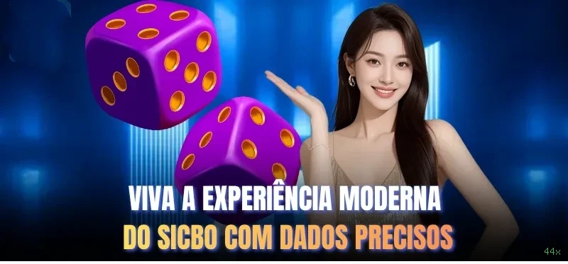 Imagem promocional do cassino online da 44x mostrando jogos ao vivo