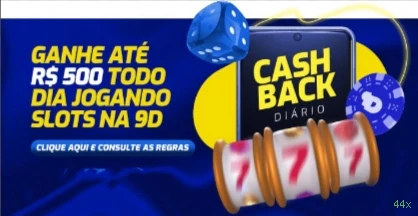 Imagem promocional da experiência de game da 44x